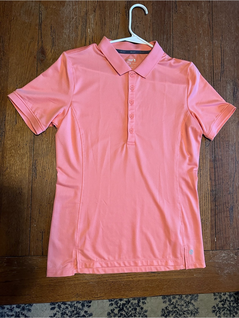 Baleaf Coral Pink Women's Short-Sleeve Polo